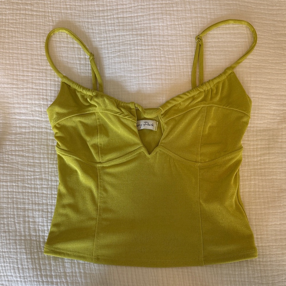 Emory Park Lime Camisole Top